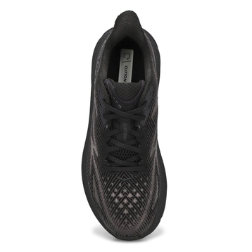 Men's Clifton 9 Lace Up Performance Runner - Black