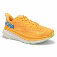 Men's Clifton 9 Lace Up Performance Runner - Solar Flare/Lettuce