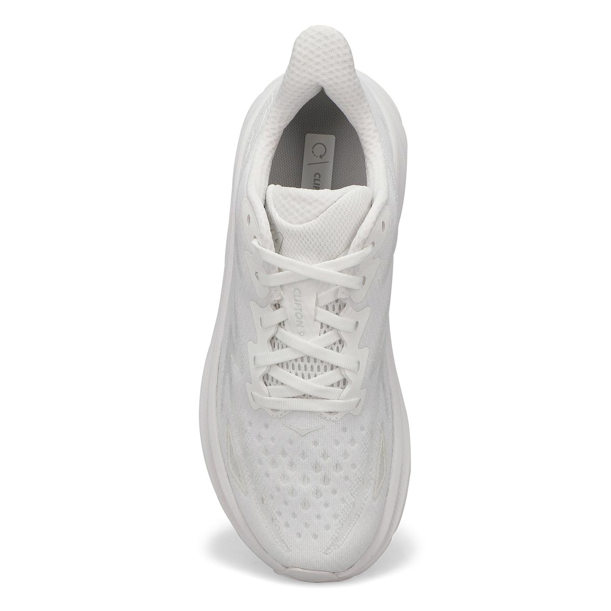 Women's Clifton 9 Lace Up Performance Runner - White/White