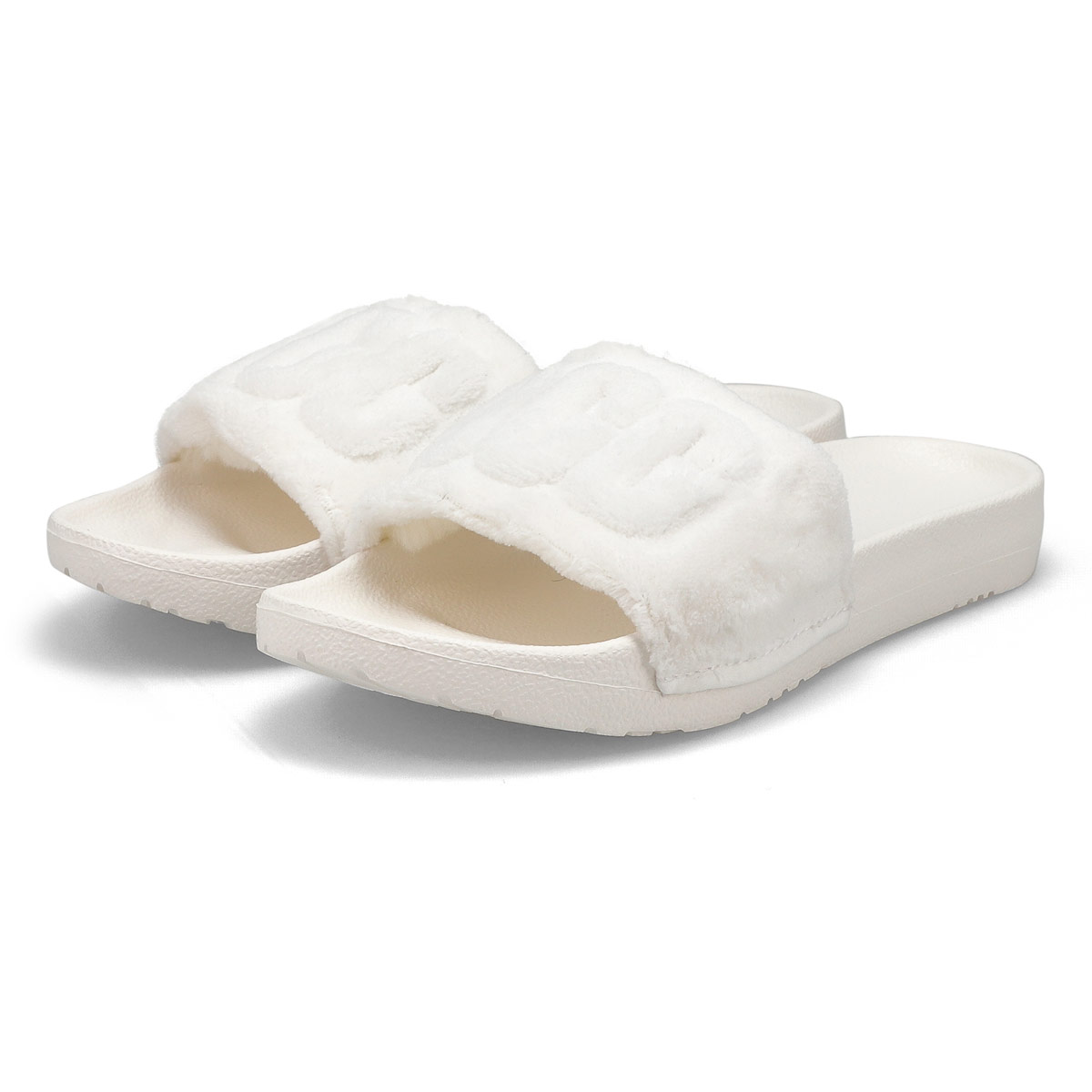 Women's Mahalia Casual Slide Sandal - White Terry