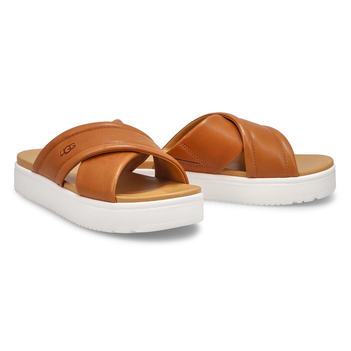 Women's Zayne Crossband Platform Sandal - Tan