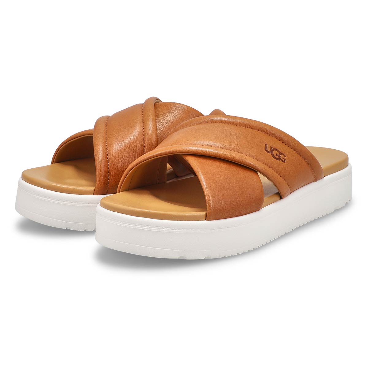 Women's Zayne Crossband Platform Sandal - Tan