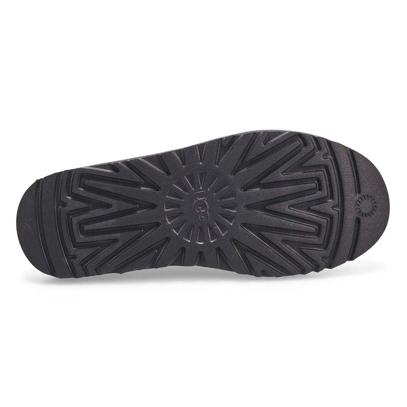 Men's Classic Slip On Sheepskin Slipper - Dark Grey