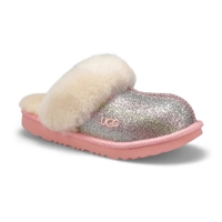 Pantoufle en mouton COZY II GLITTER, multi, filles
