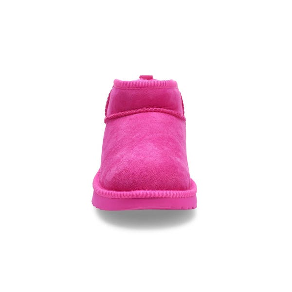 Girls Classic Ultra Mini Sheepskin Boot - Bright Fuchsia