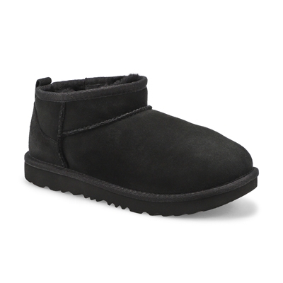 Grls Classic Ultra Mini Sheepskin Boot - Black