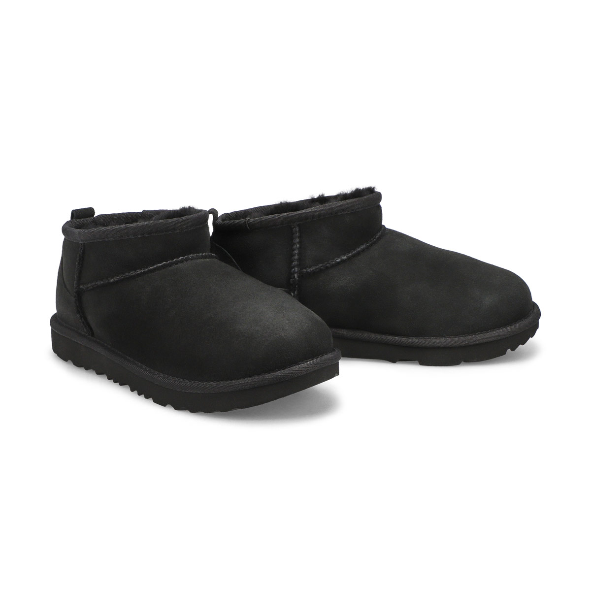 Girls' Classic Ultra Mini Sheepskin Boot - Black