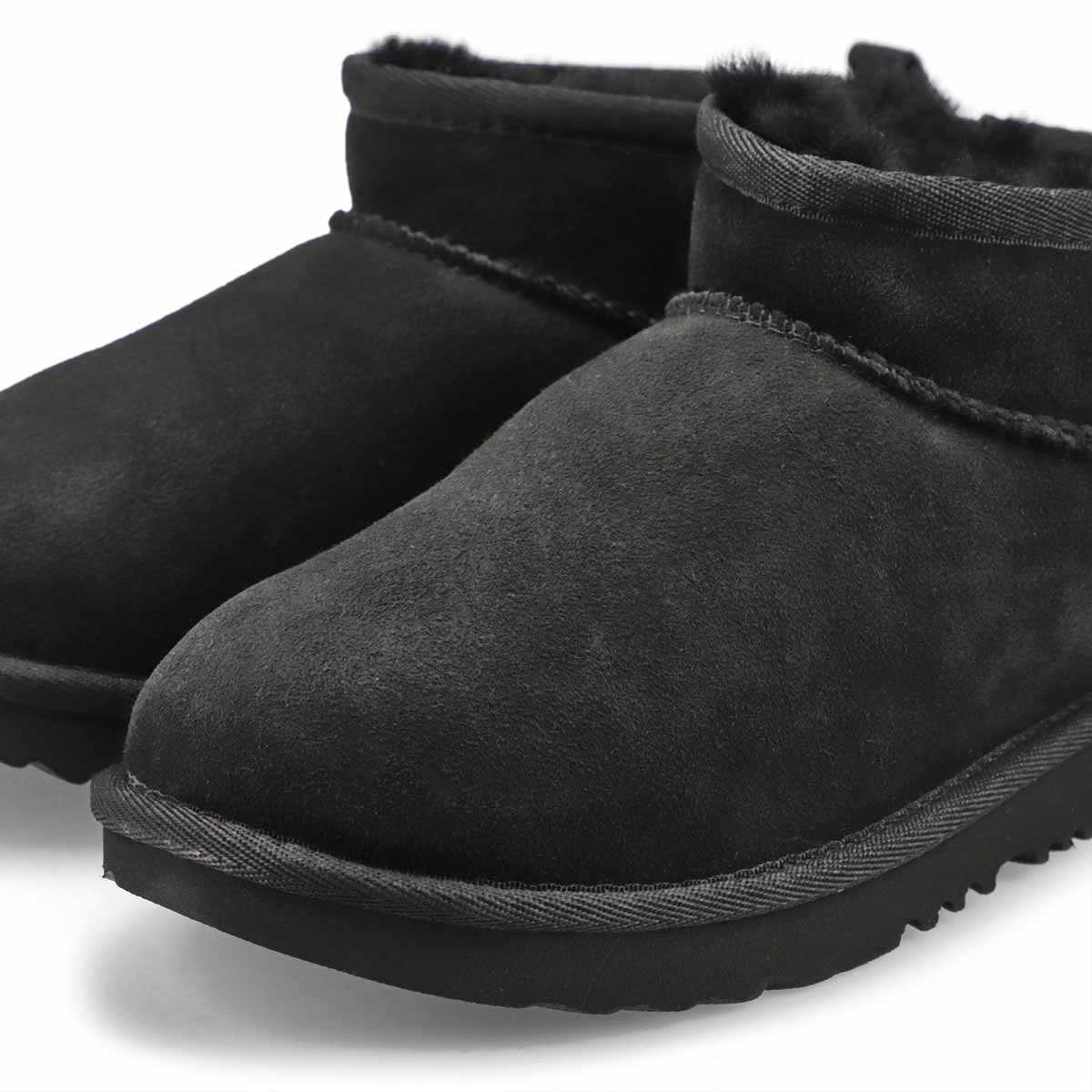 Girls' Classic Ultra Mini Sheepskin Boot - Black