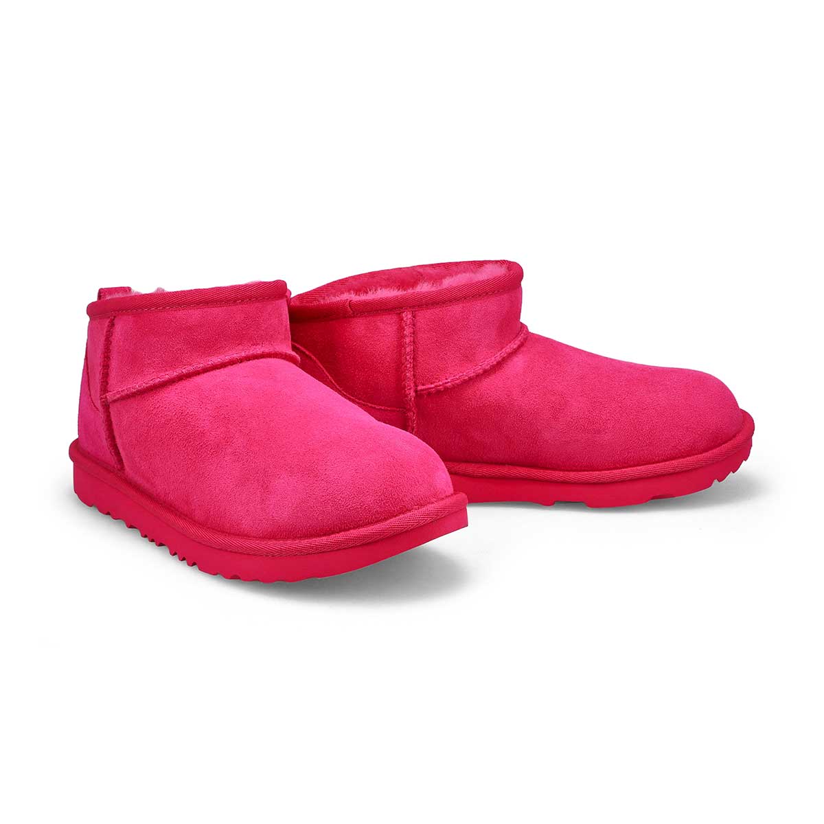 Girls' Classic Ultra Mini Sheepskin Boot - Berry