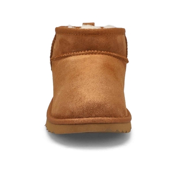 Girls' Classic Ultra Mini Sheepskin Boot - Chestnu