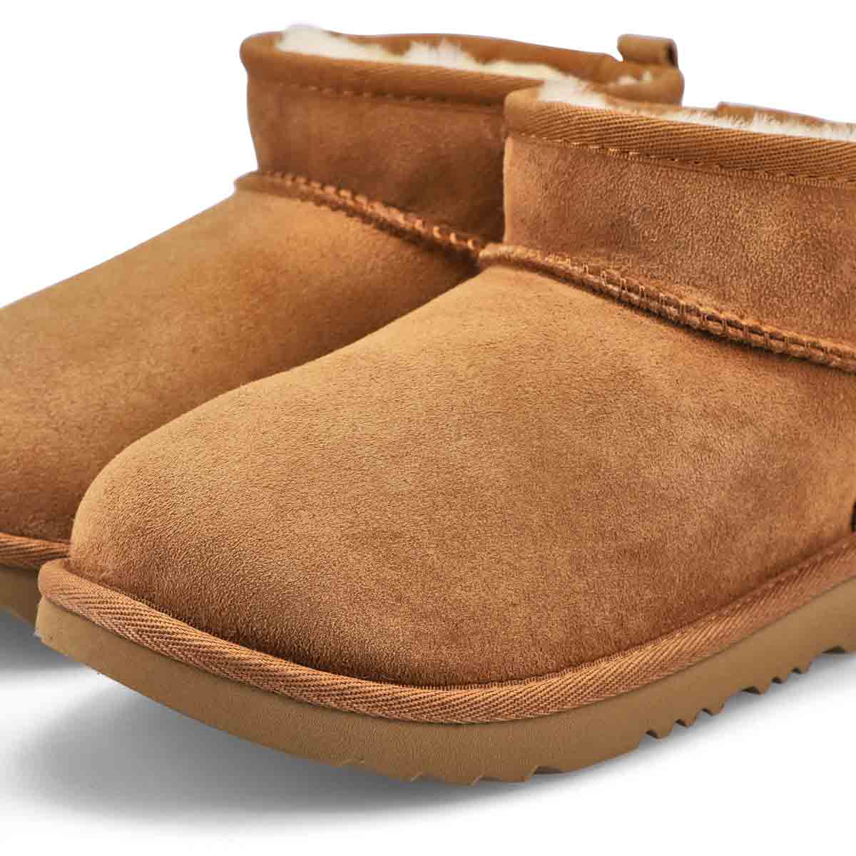 Girls' Classic Ultra Mini Sheepskin Boot - Chestnut