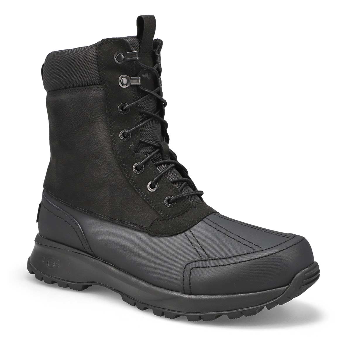 UGG Men's Emmett Waterproof Duck Boot Hi -Bla | SoftMoc.com