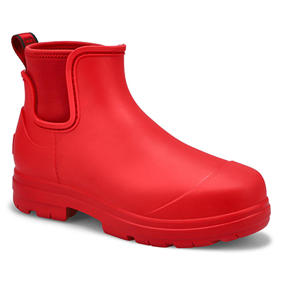 Lds Droplet Chelsea Rain Boot - Samba Red