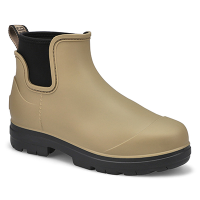 Lds Droplet Chelsea Rain Boot - Taupe