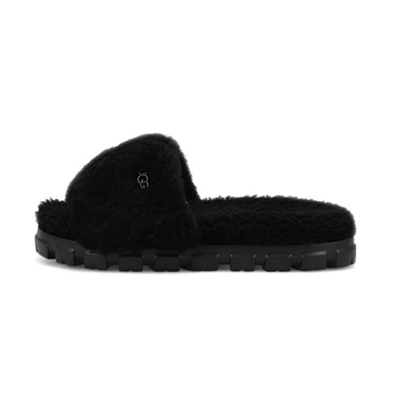 Women s Cozetta Curly Slipper Black