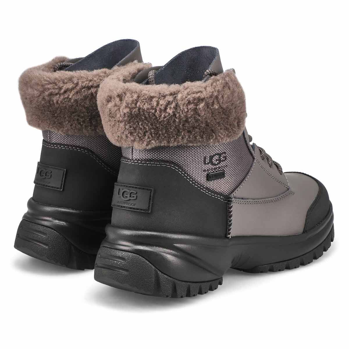 Botte d'hiver YOSE FLUFF V2, ardoise, femmes