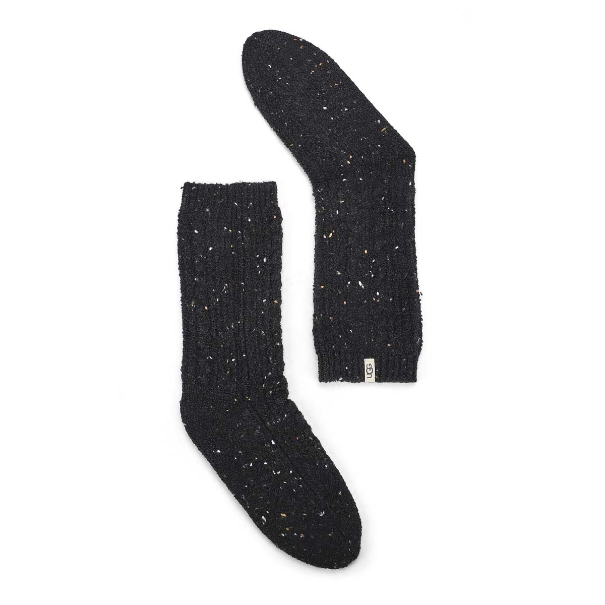 Women's Radell Cable Knit Sock - Black Speckle