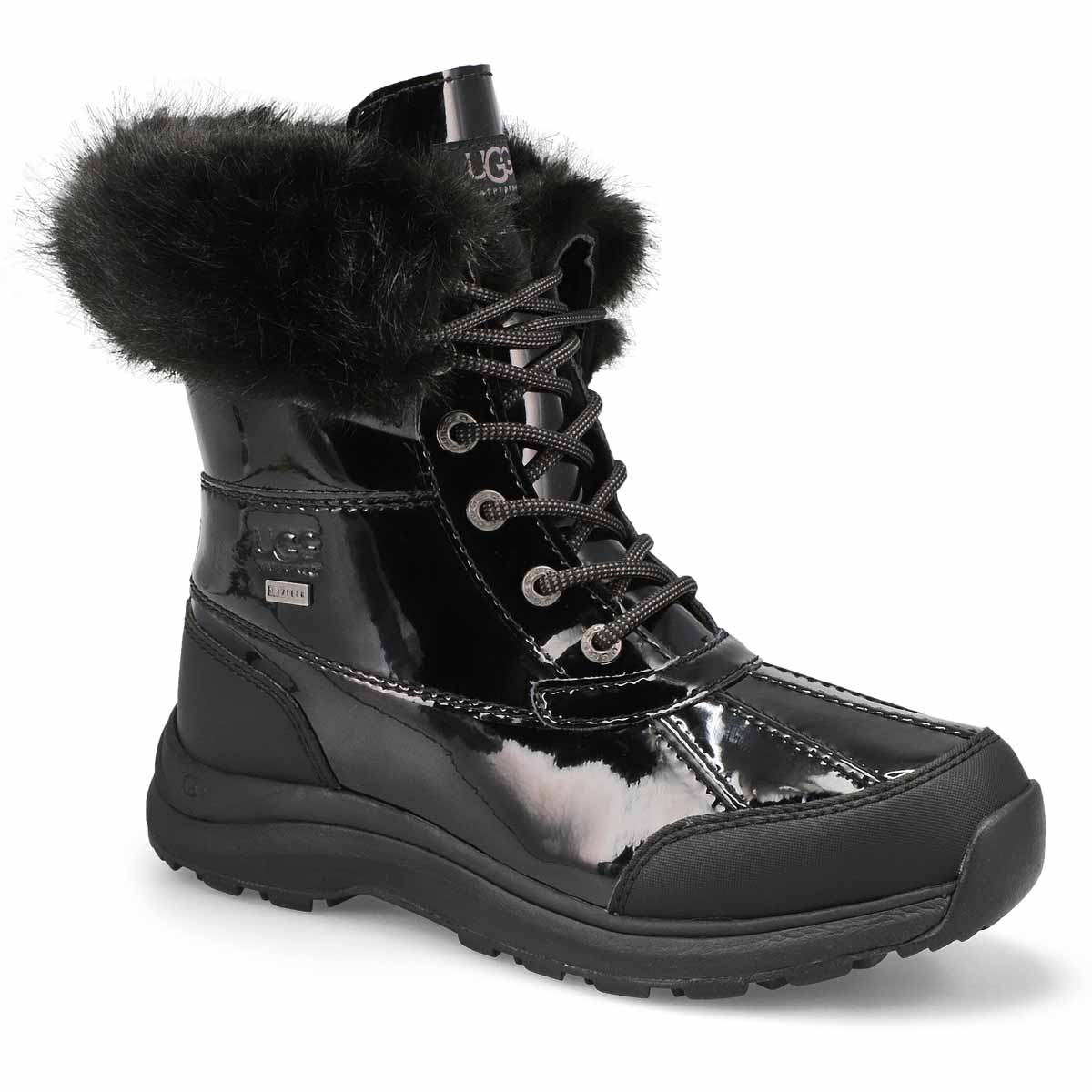 UGG Women's Adirondack III Patent Boot - Blac | SoftMoc.com