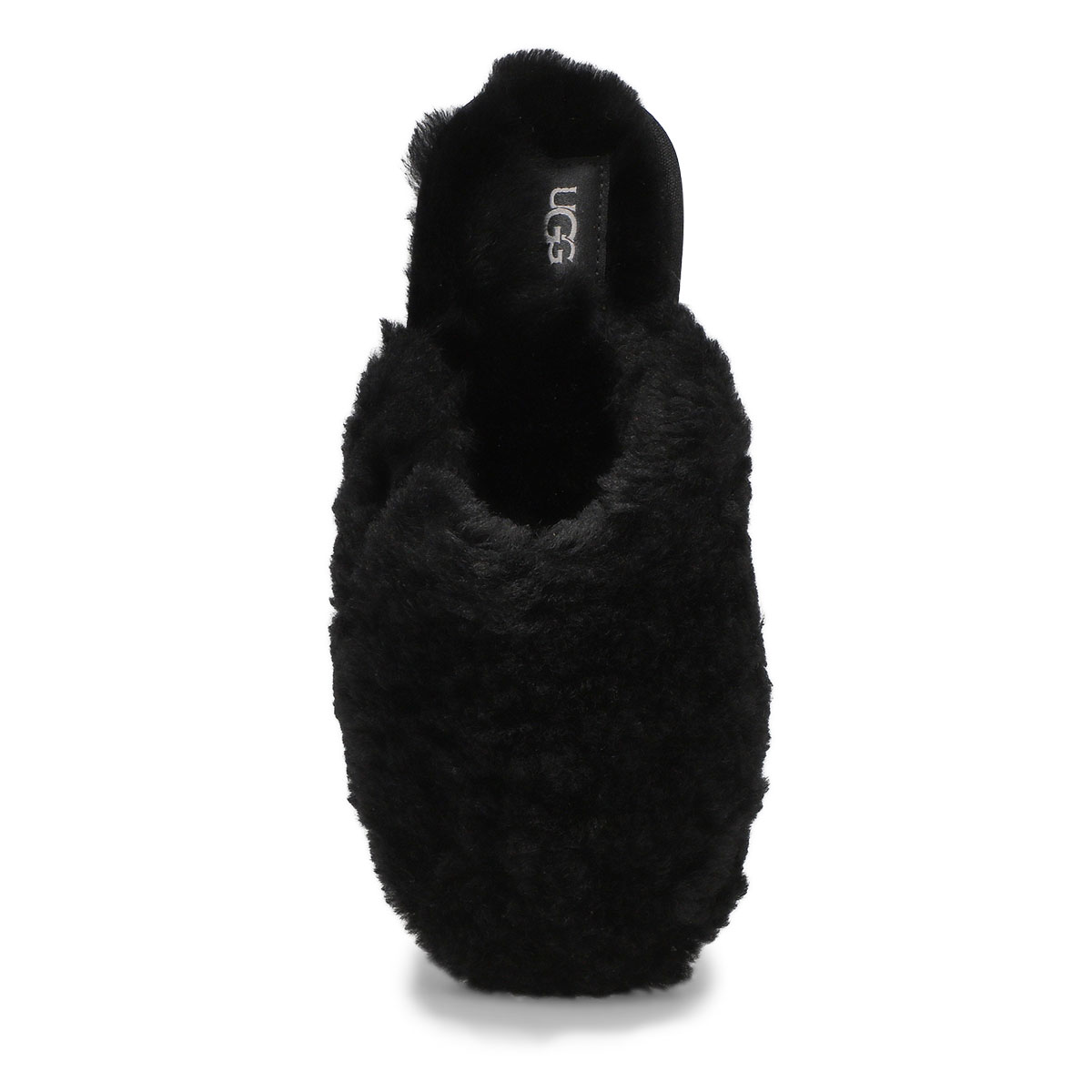 UGG Women's Maxi Curly Slide Slipper - Black | SoftMoc.com