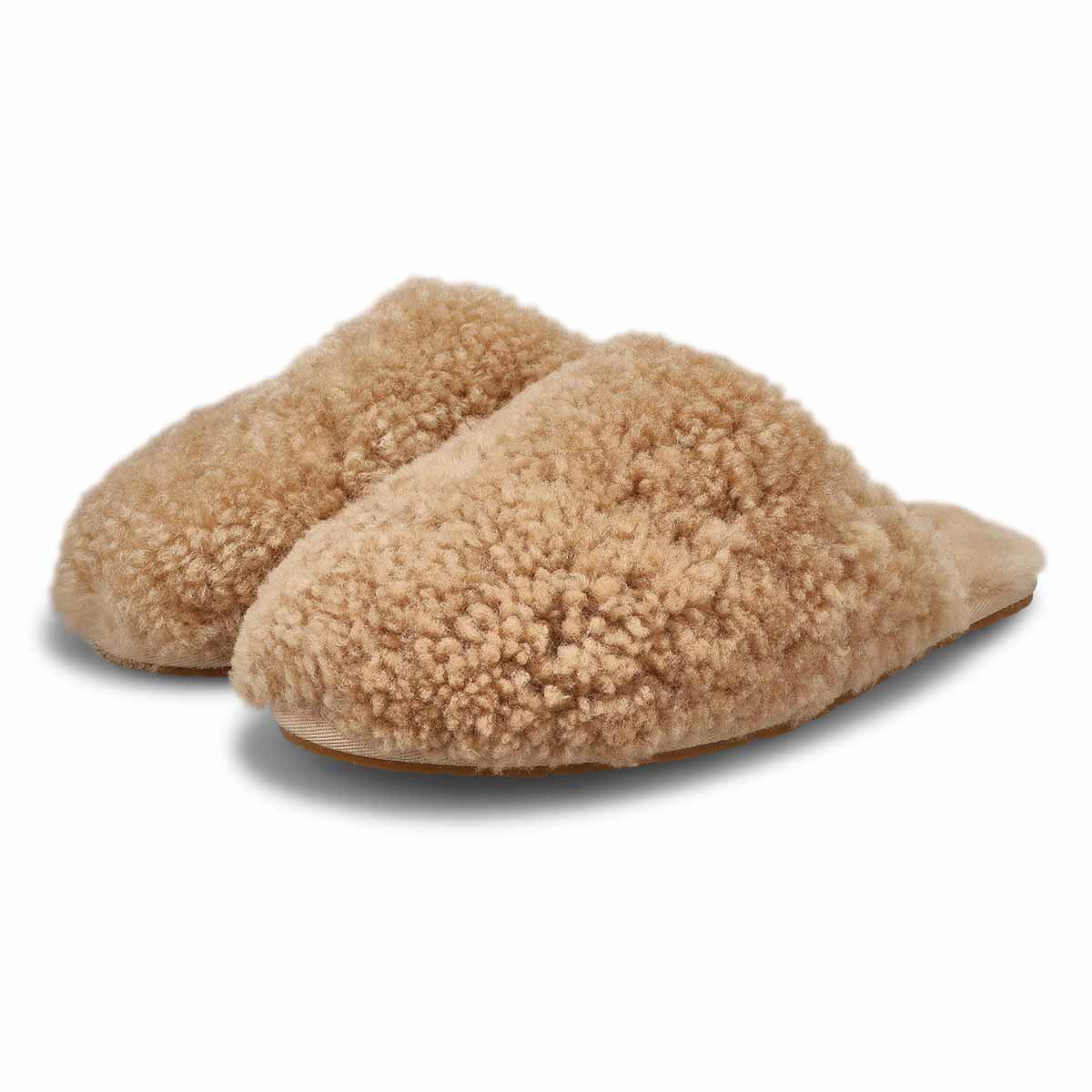 ugg women's maxi curly slide slipper