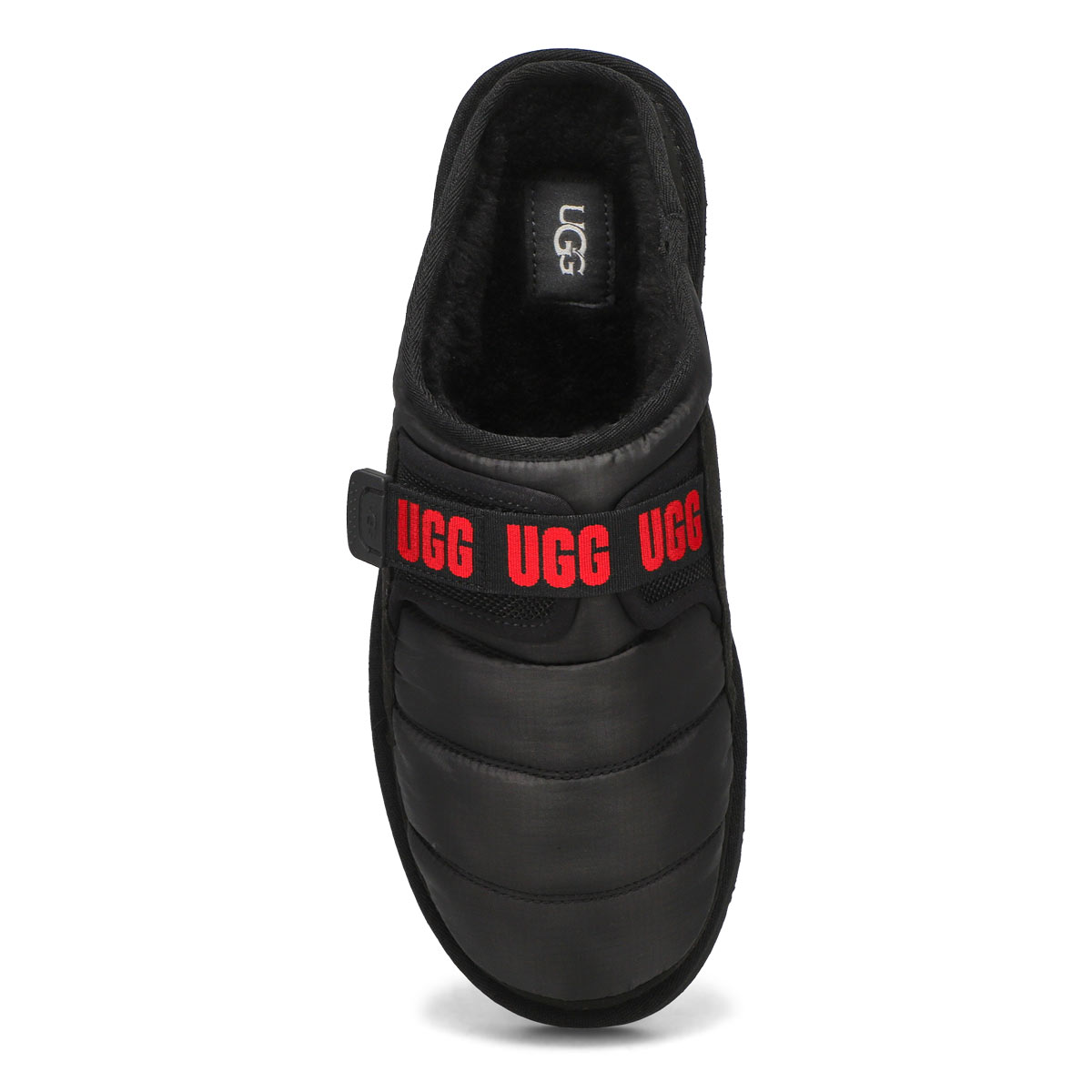 Pantoufle DUNE SLIP ON LTA, noir/rouge, hommes