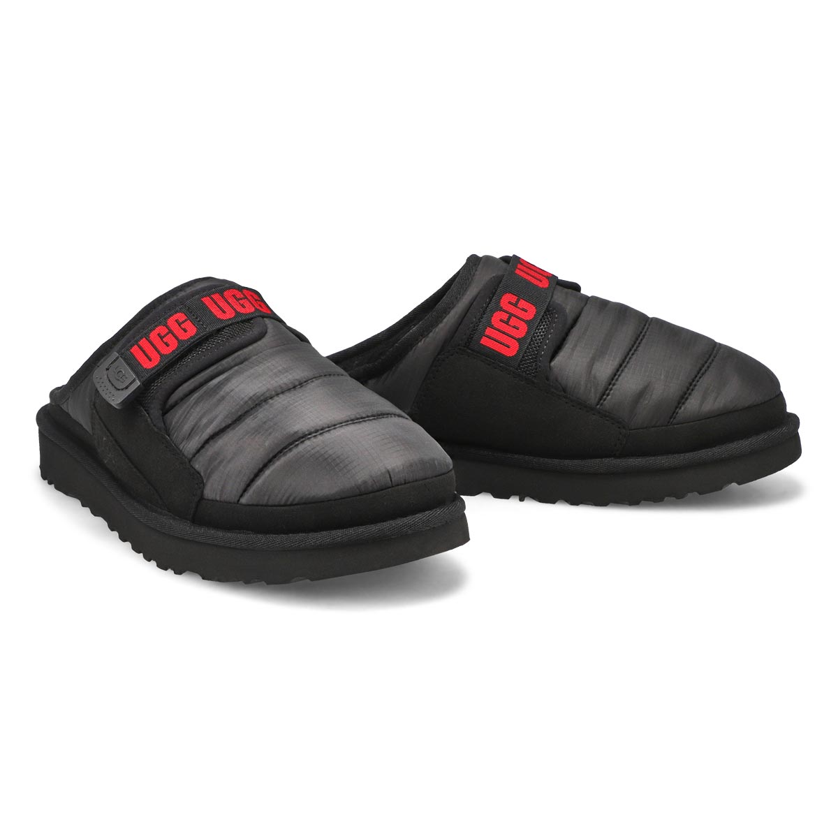 Pantoufle DUNE SLIP ON LTA, noir/rouge, hommes