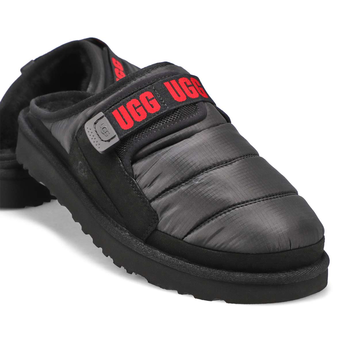 Pantoufle DUNE SLIP ON LTA, noir/rouge, hommes
