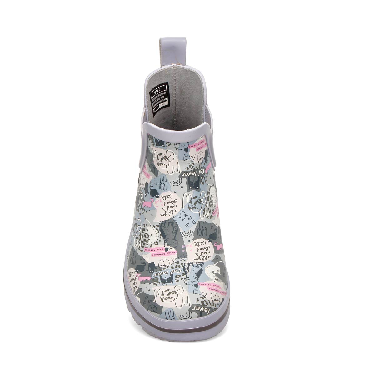 grey chelsea rain boots
