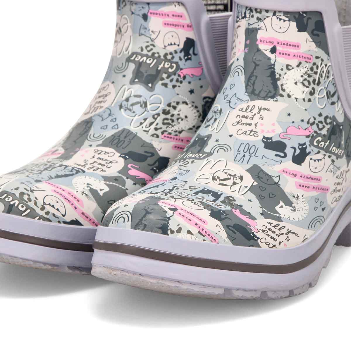 grey chelsea rain boots