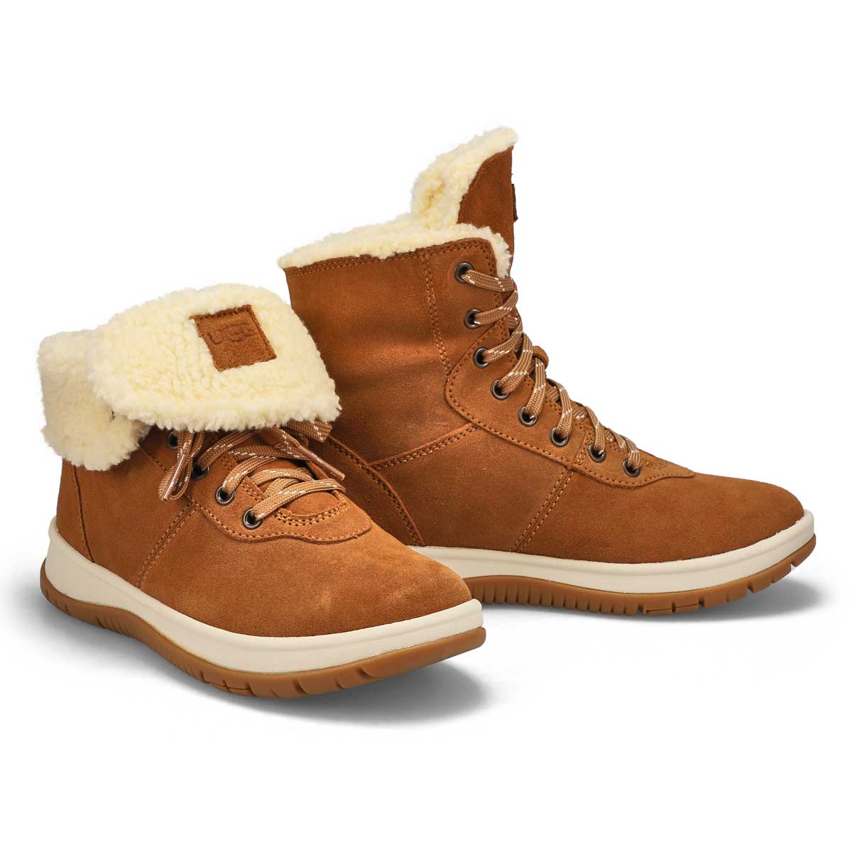 Botte imperméable LAKESIDER MID LACE UP, femmes