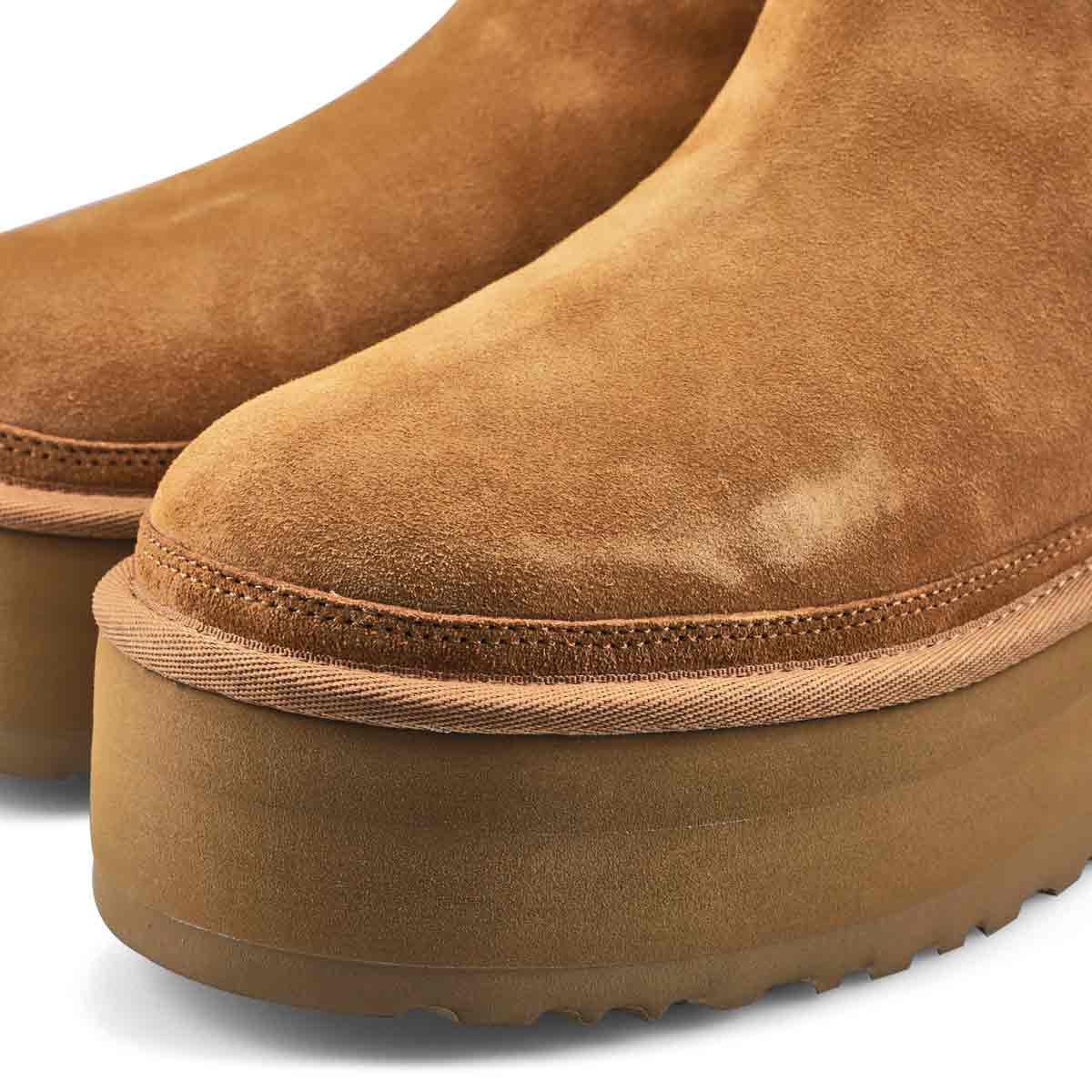 Women's Neumel Platform Chelsea Boot - Chestnut