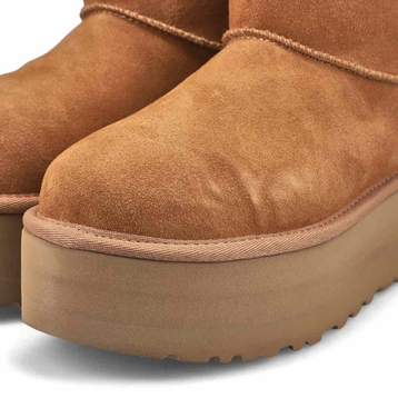 Women's Classic Mini Platform Boot - Chestnut