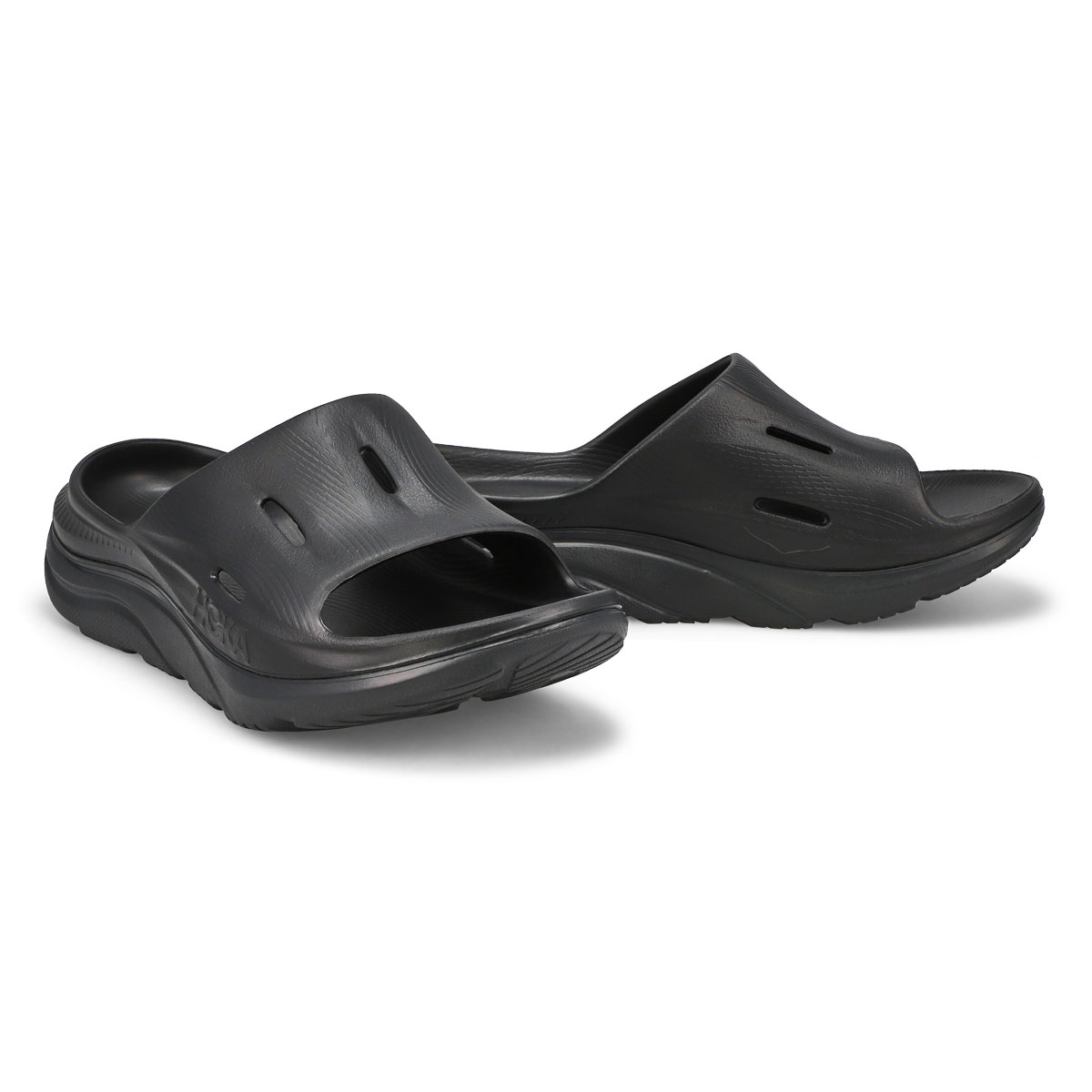 Women's Ora Recovery Slide 3 Sandal - Black/Black