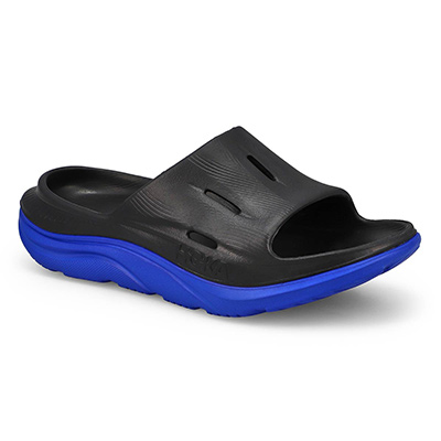 Mns Ora Recovery Slide 3 Sandal - Black/Ultramarine