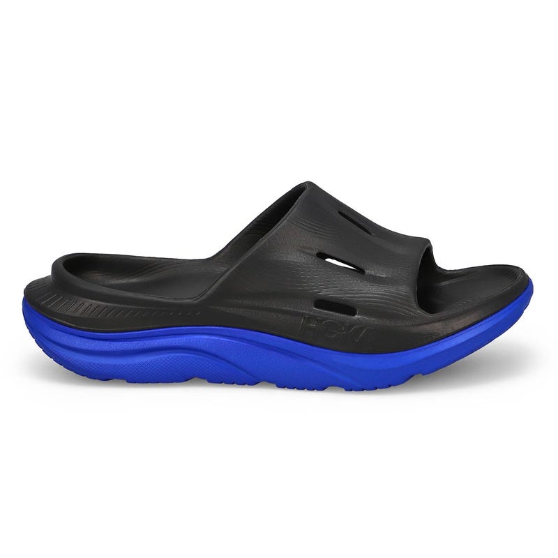 Men's Ora Recovery Slide 3 Sandal - Black/Ultramarine