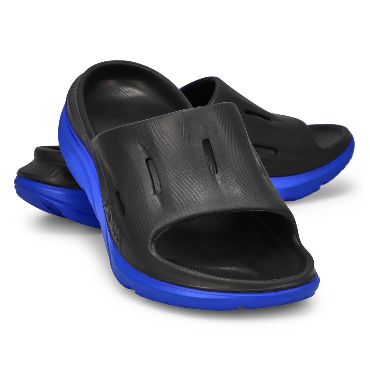 Men's Ora Recovery Slide 3 Sandal - Black/Ultramarine