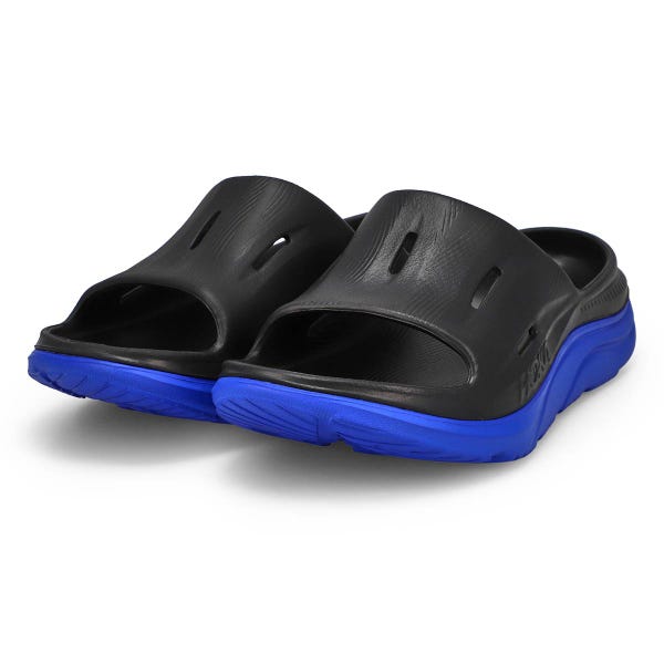 Men's Ora Recovery Slide 3 Sandal - Black/Ultramarine