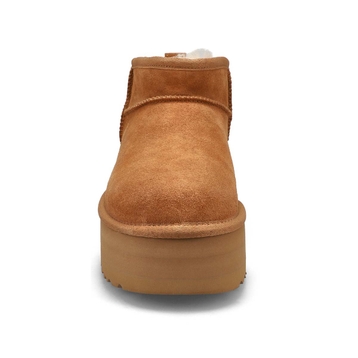 Women's Classic Ultra Mini Platform Boot - Chestnu