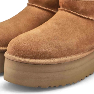 Women's Classic Ultra Mini Platform Boot - Chestnu