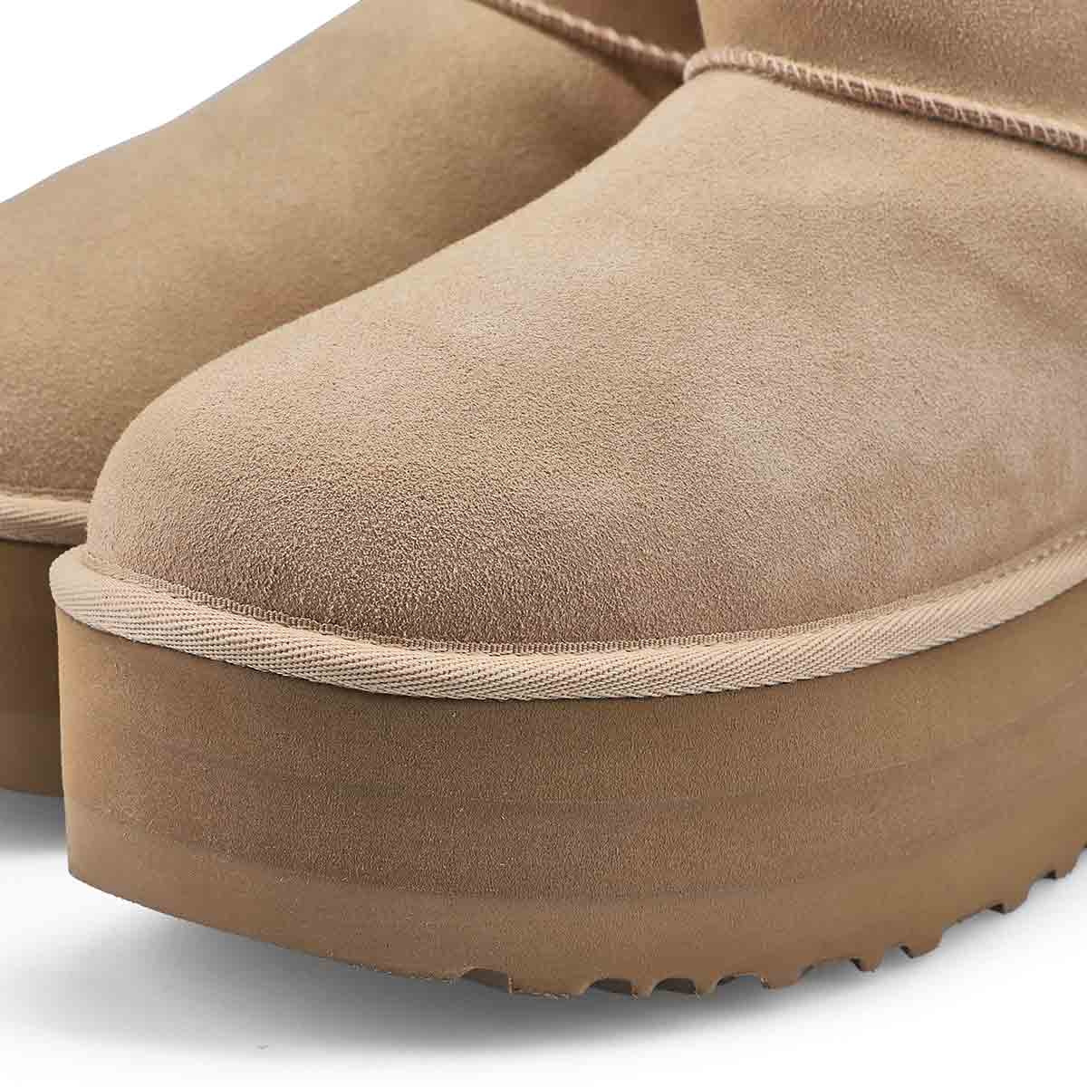 Women's Classic Ultra Mini Platform Boot - Sand