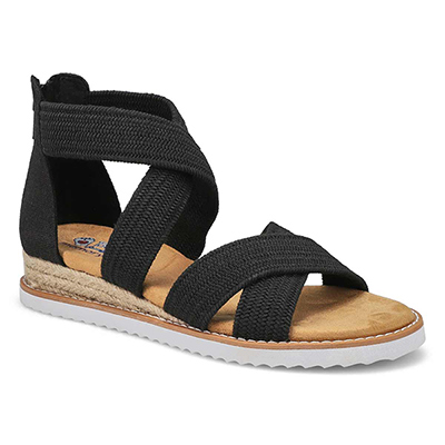 Lds Desert Nights Casual Sandal - Black