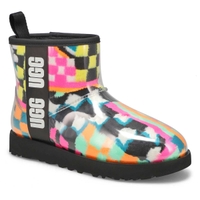Botte imp.CLASSIC CLEAR MINI CHECKS, multi, femmes