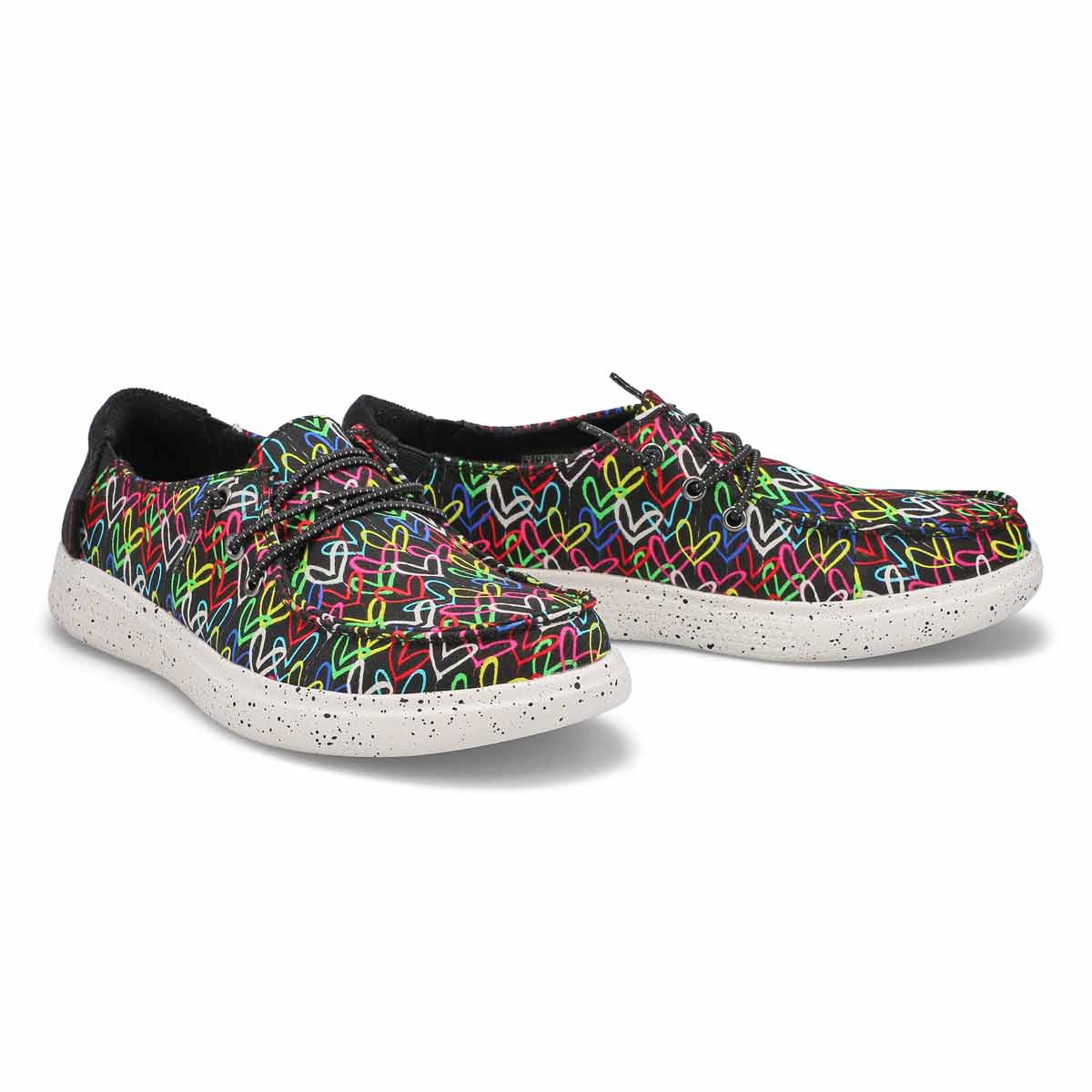 Chaussure BOBS SKIPPER GOLDCROWN, noir/mult, femme