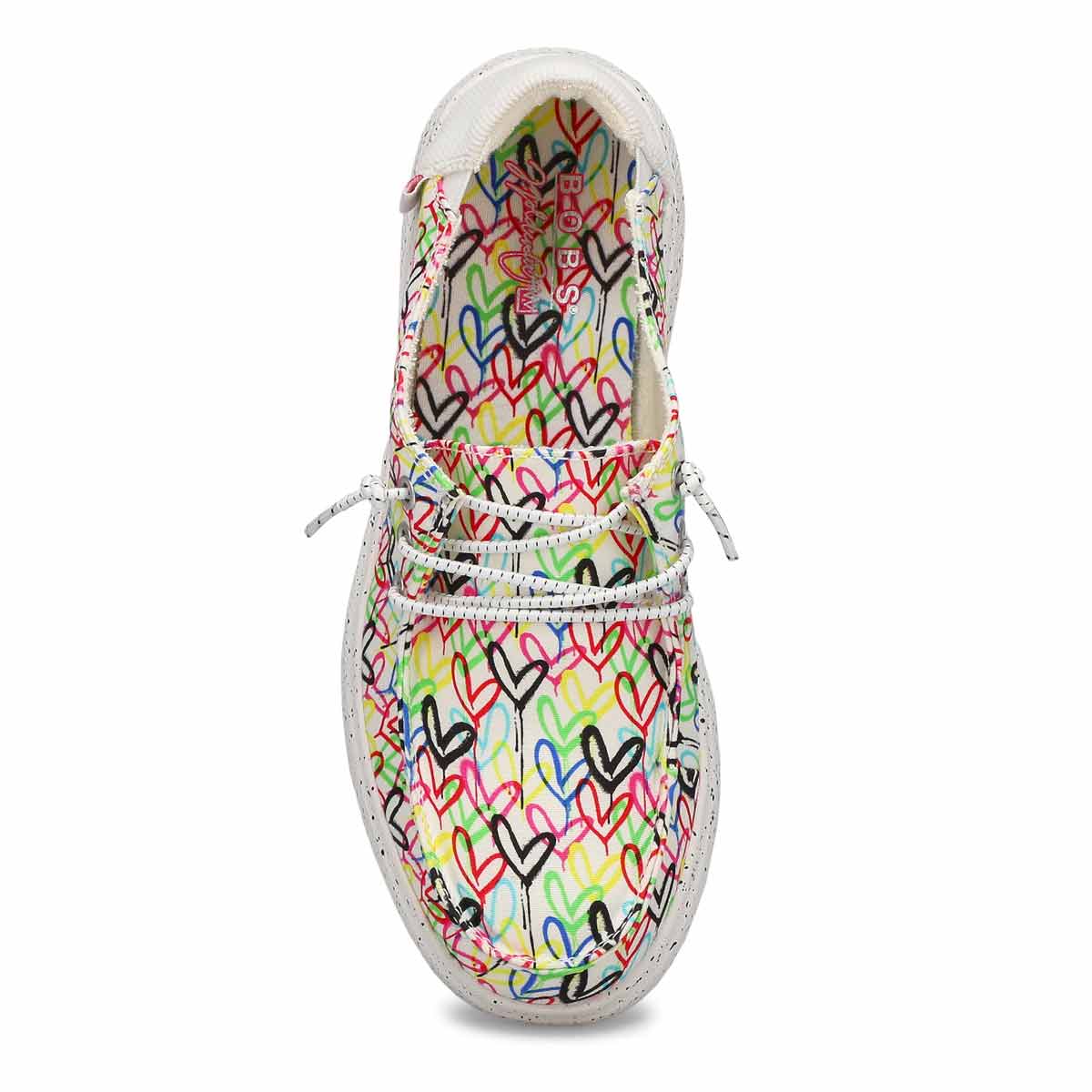 Chaussure BOBS SKIPPER GOLDCROWN, blanc/mlt, femme