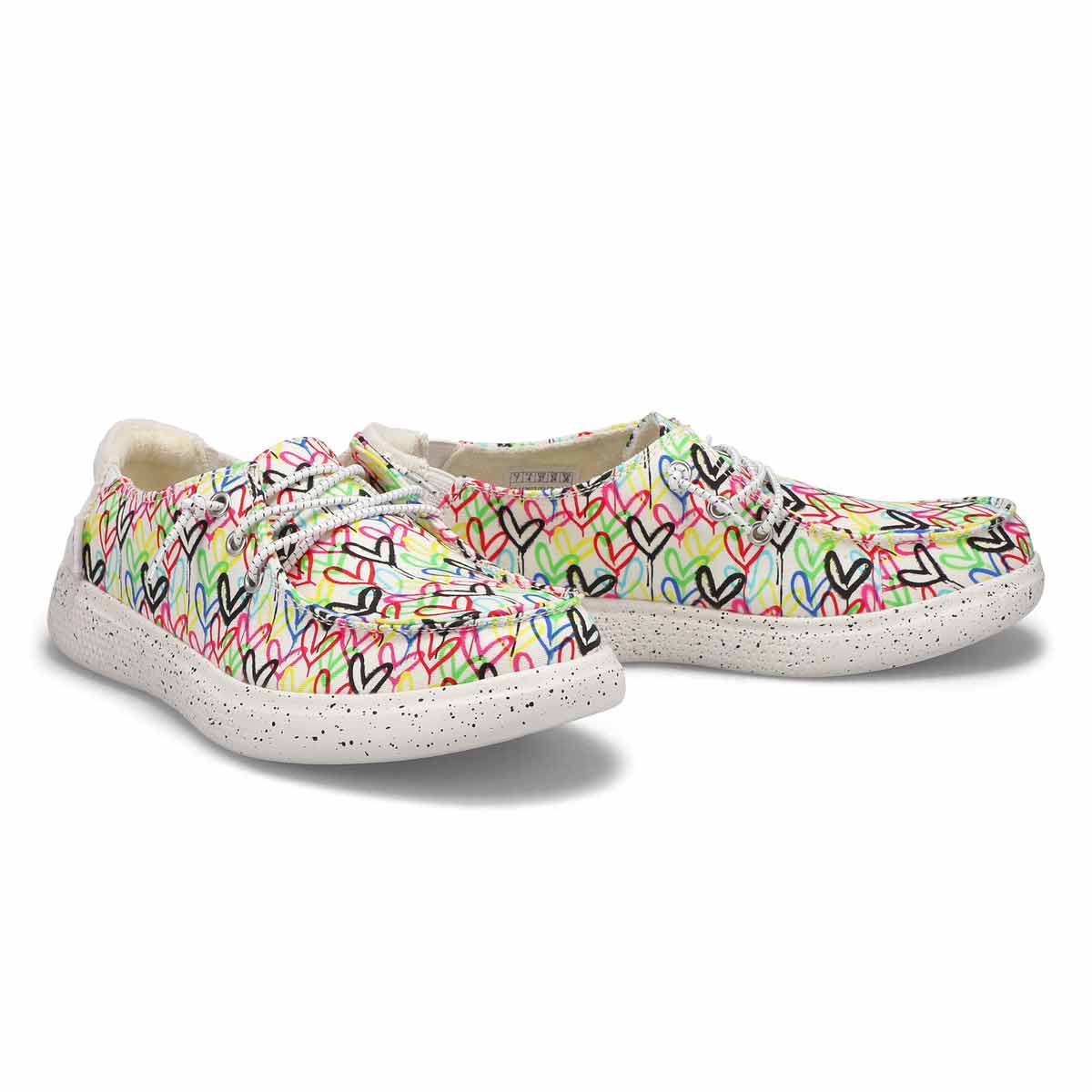 Chaussure BOBS SKIPPER GOLDCROWN, blanc/mlt, femme