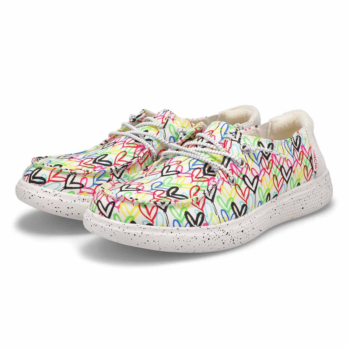 Chaussure BOBS SKIPPER GOLDCROWN, blanc/mlt, femme