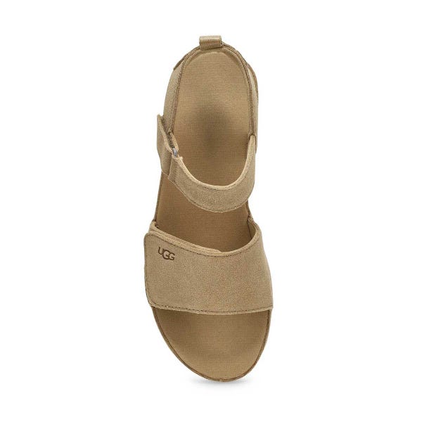 Girls'  Golden Star Platform Sandal - Sand