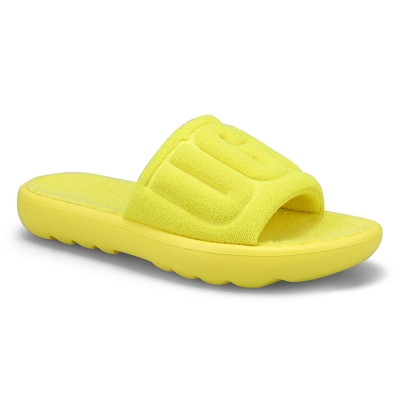 Sandale Mini Slide, jaune soleil, femme