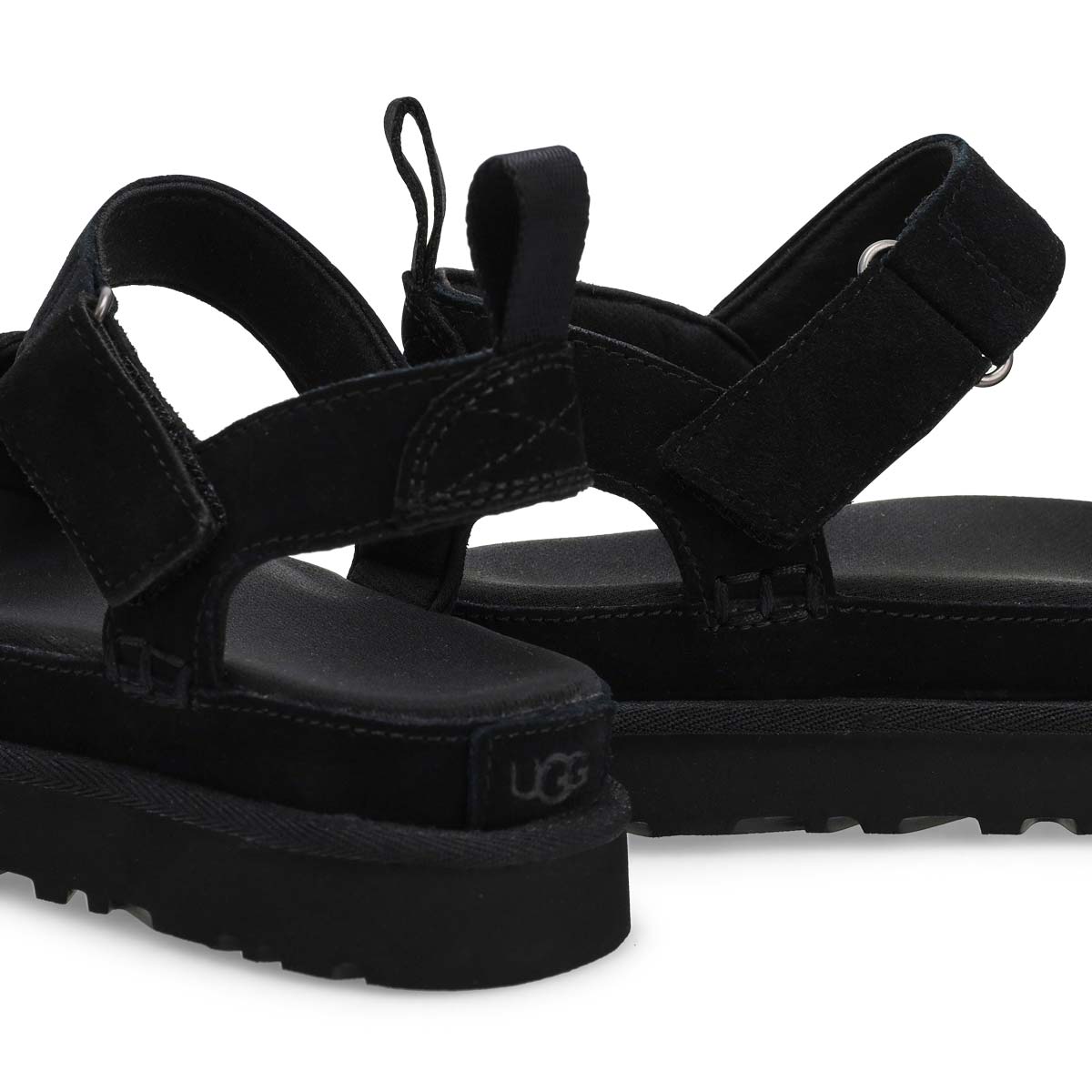 Women's  Golden Star Platform Sandal - Black