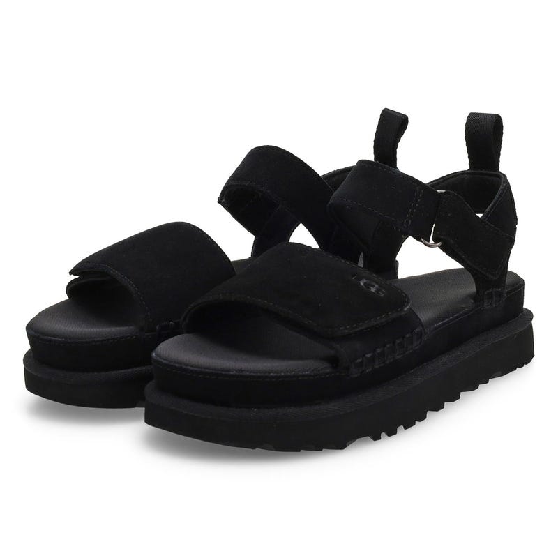 Sandale à plateforme GOLDEN STAR, noir, femmes